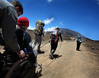 CHECK trekkers on the trail