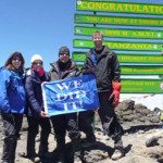 New Summit Sign on Mount Kilimanjaro