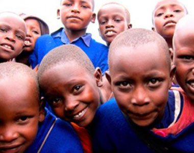 Tanzanian schoolchildren