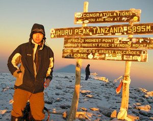 Paul at Uhuru Peak