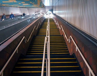 Stairs at Porter Square