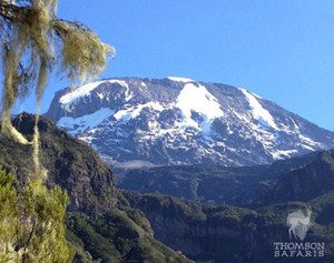 Kilimanjaro, made up of three dormant volcanoes
