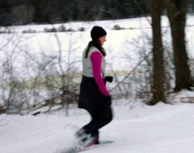 Eliza training in snow