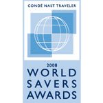 Conde Nast Traveler 2008 World Savers Awards logo