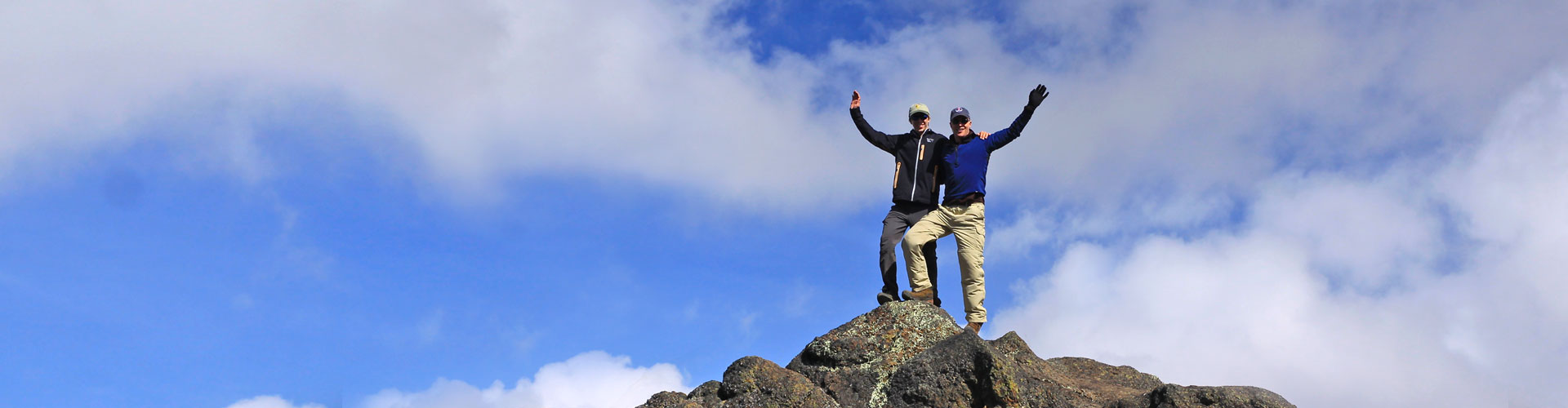 Trekkers on Mt. Kilimanjaro
