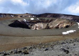 One of three volcanoes that make up Kilimanjaro