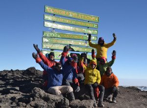 The Dugers reach the summit