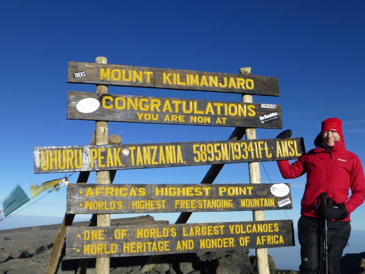 Shilagh Mirgain at kilimanjaro summit