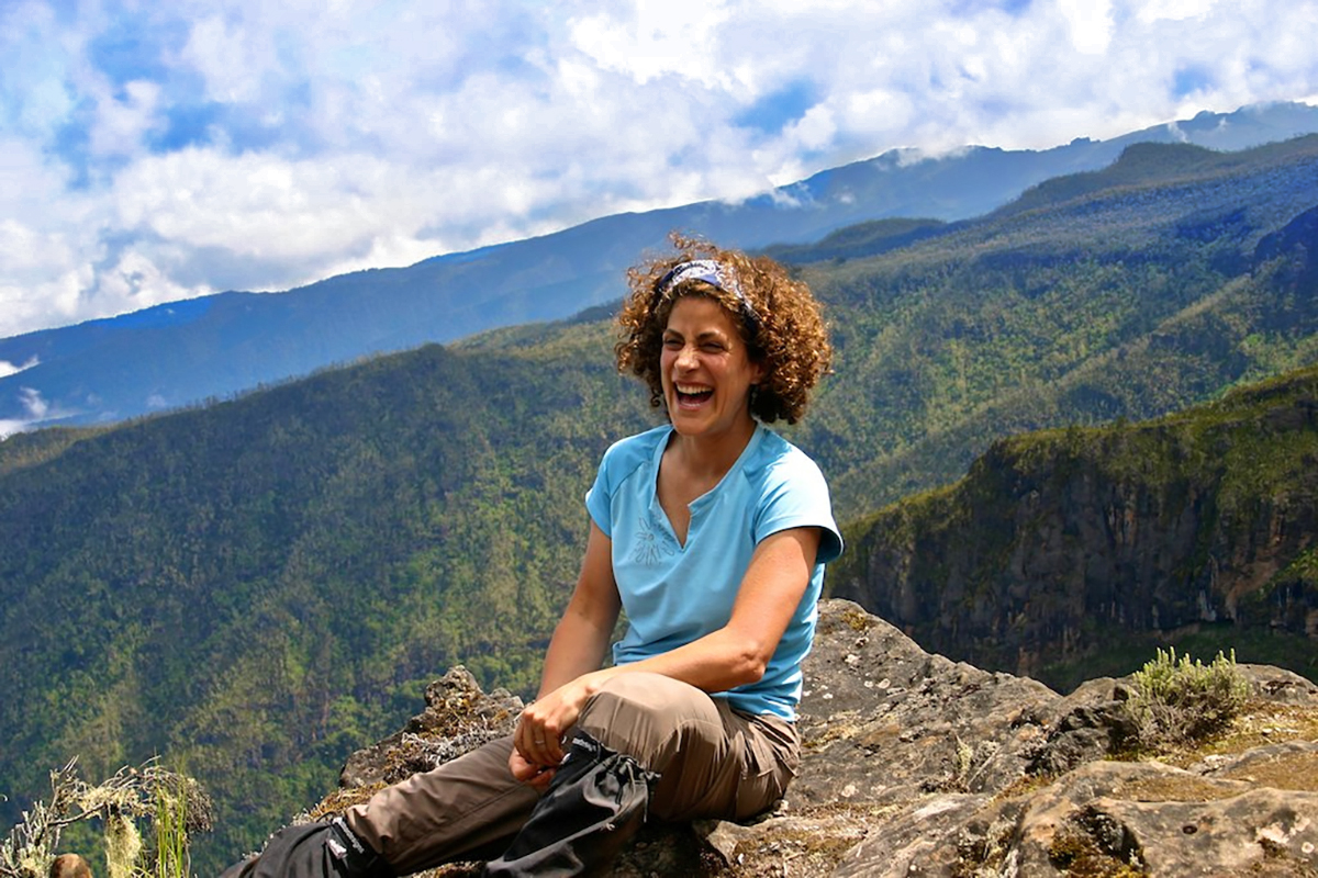 ali laughing on Kilimanjaro