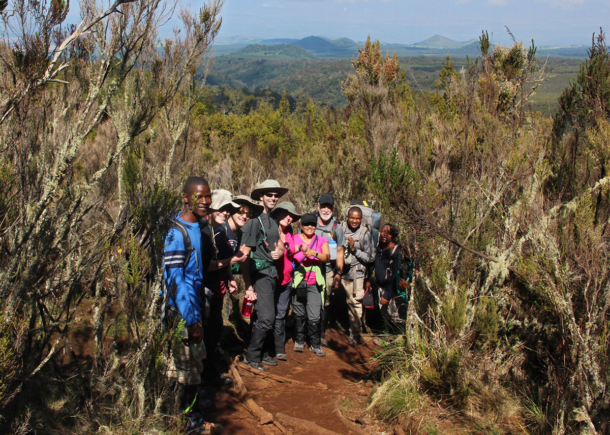 The hike to Shira Camp on Mount Kilimanjaro