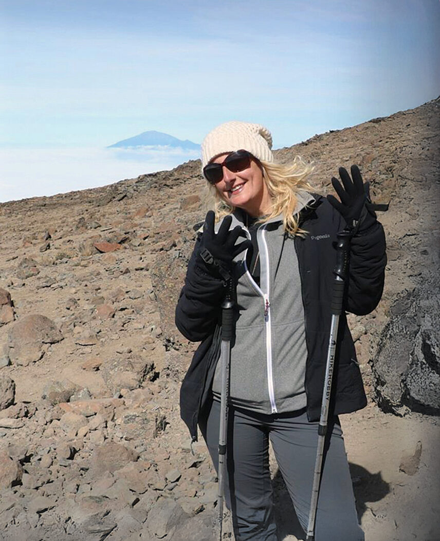 nicole cicogna summited mount kilimanjaro with thomson