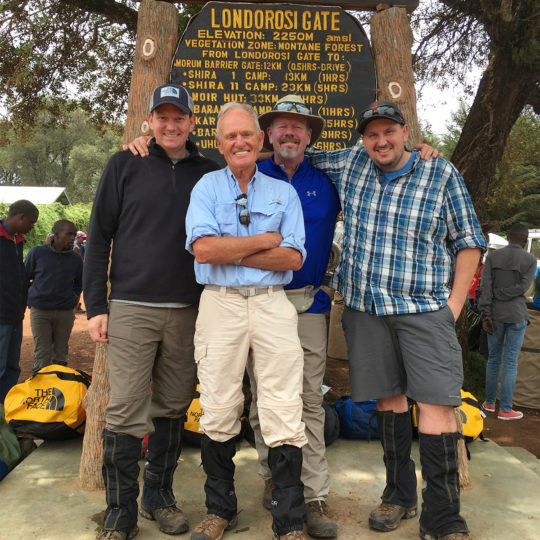 climbing kilimanjaro with my grandfather