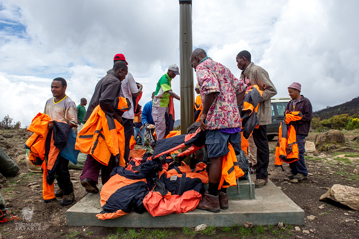 thomson kilimanjaro porters uniforms