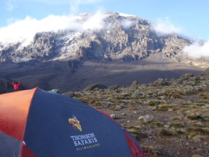 thomson safaris tent on kilimanjaro