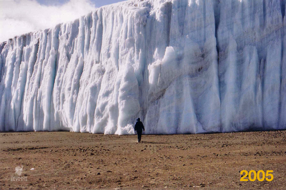 furtwangler glacier on kilimanjaro in 2005