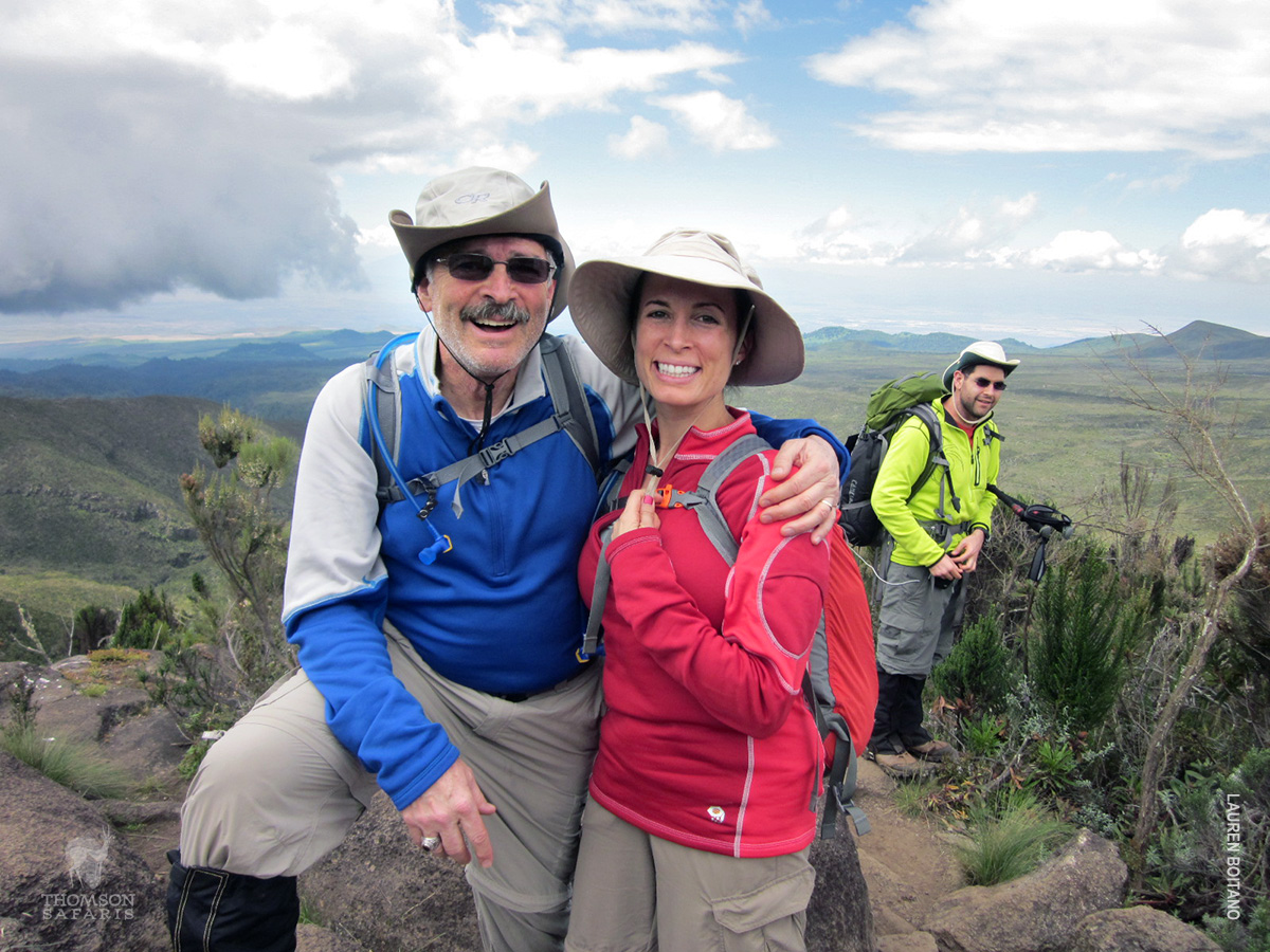 summit with my father on kilimanjaro