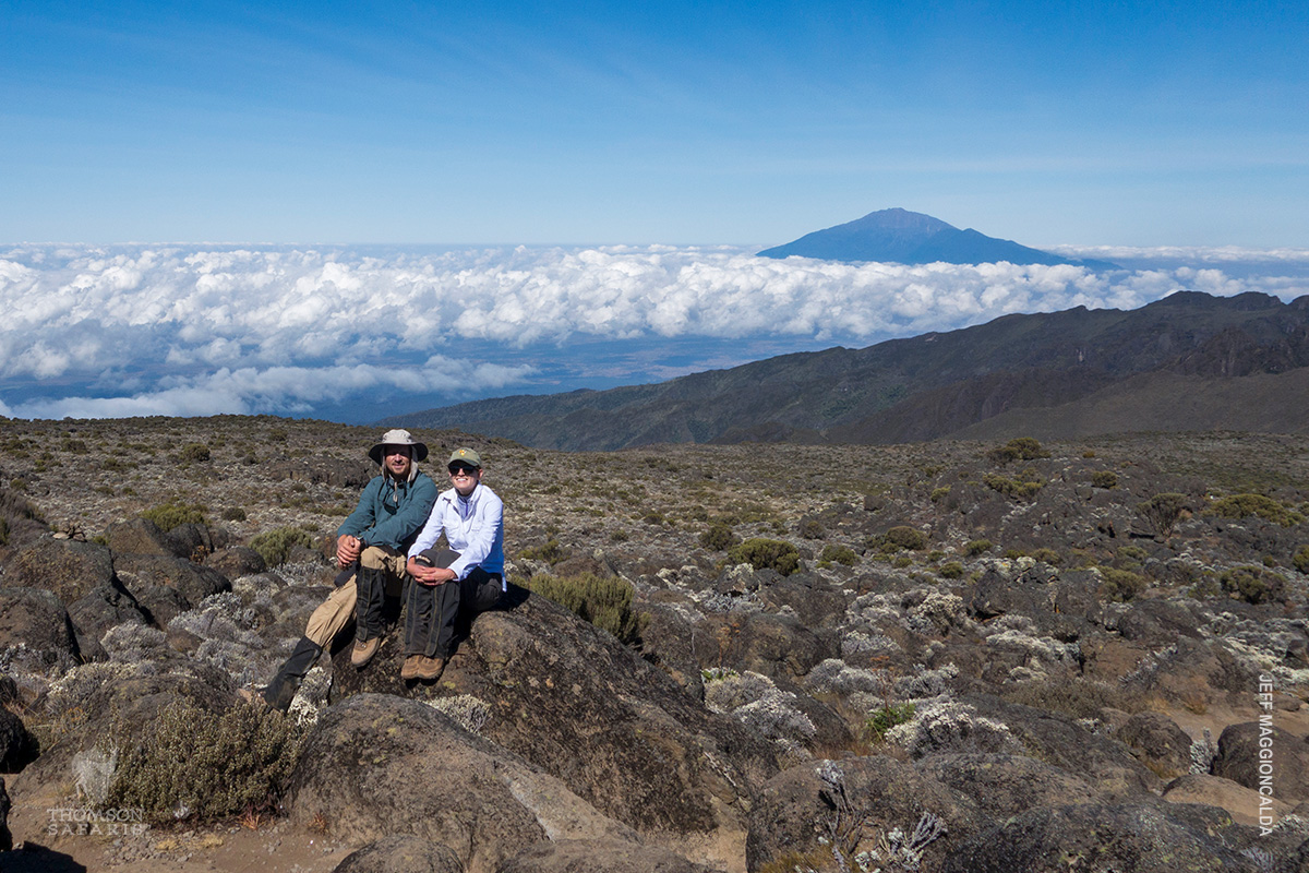 trekking with my dad up kilimanjaro