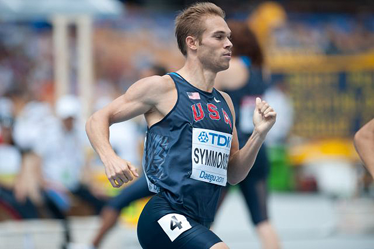 Olympic track and field athlete Nick Symmonds