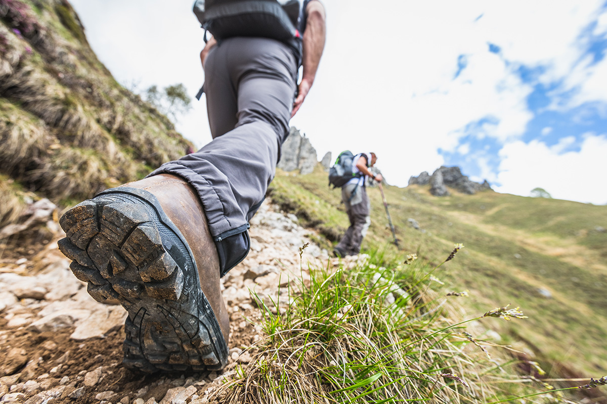 hiking boots on kilimanjaro