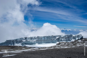 glacier near kilimanjaro summit