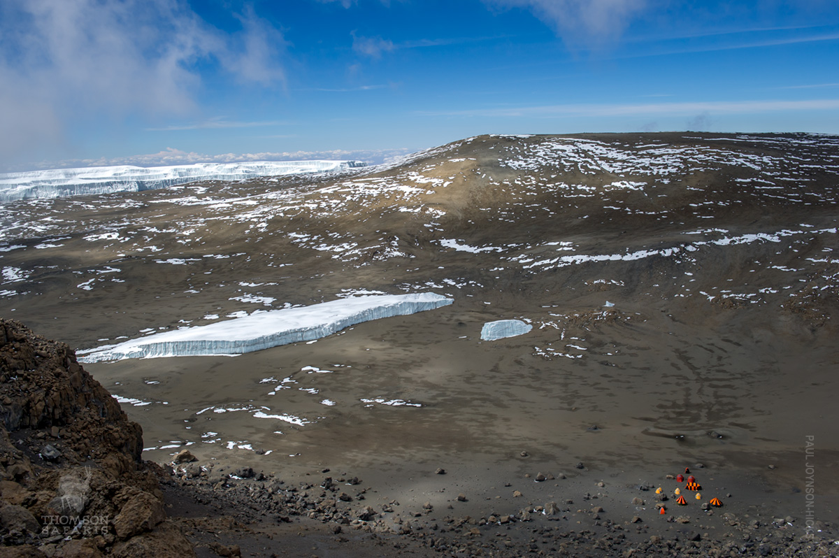 thomson tents at crater camp on kilimanjaro