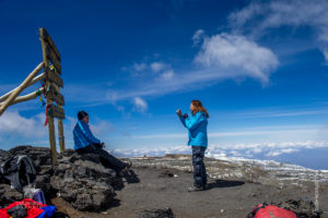 photos at summit of mount kilimanjaro