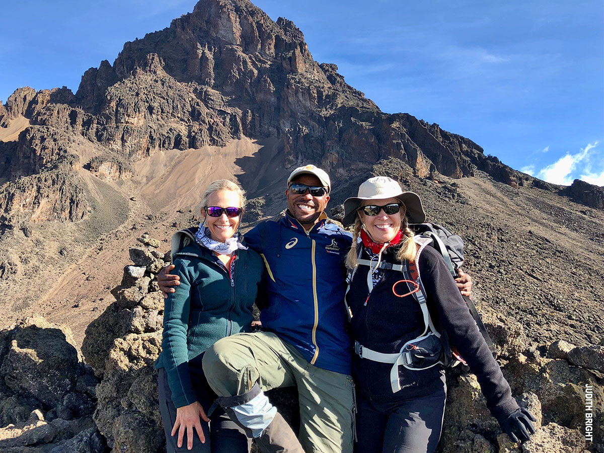 kilimanjaro guide with thomson trekkers