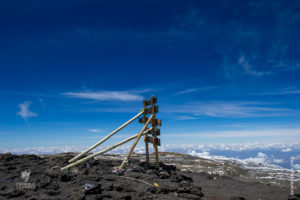 mount kilimanjaro summit sign
