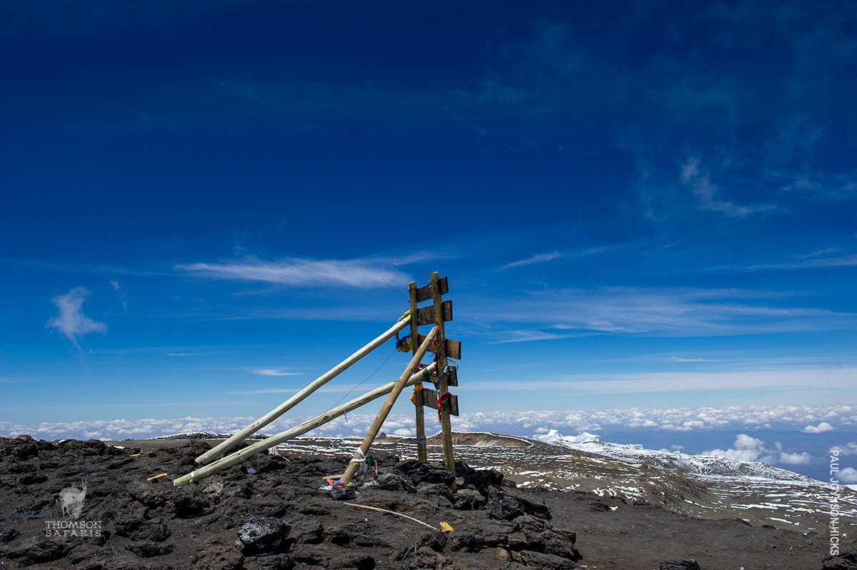 training tip to envision the mount kilimanjaro summit sign