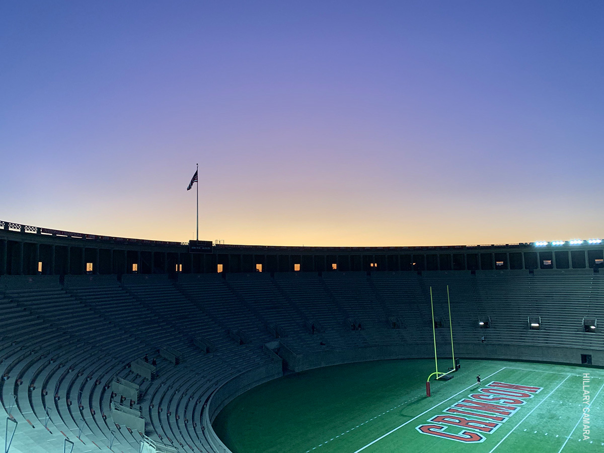 harvard stadium stairs