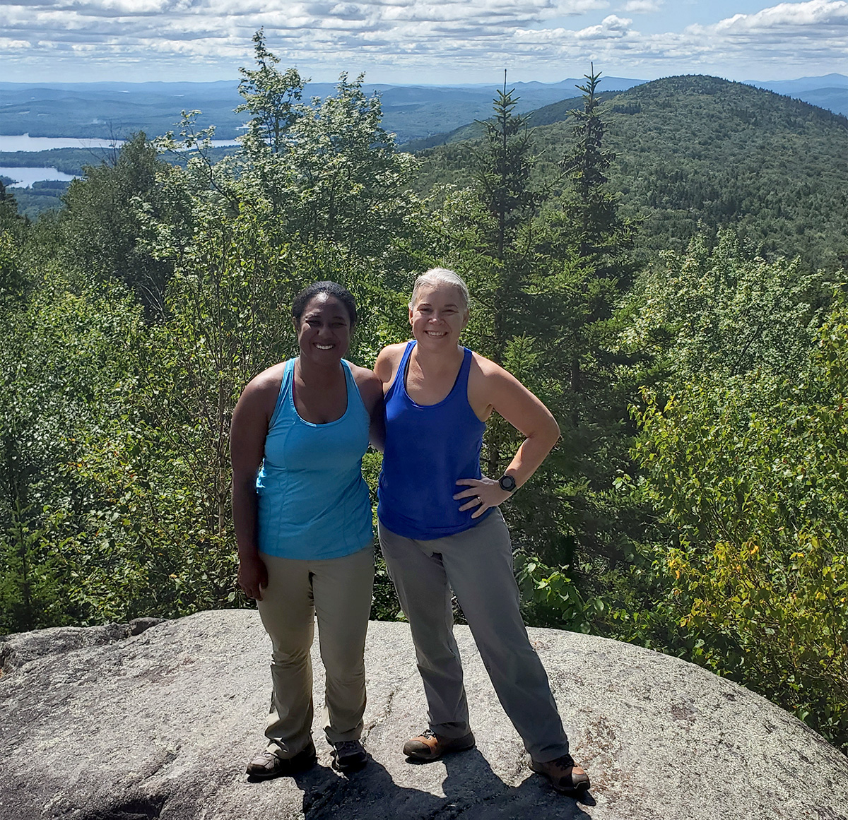 thomson staffers on kilimanjaro training hike