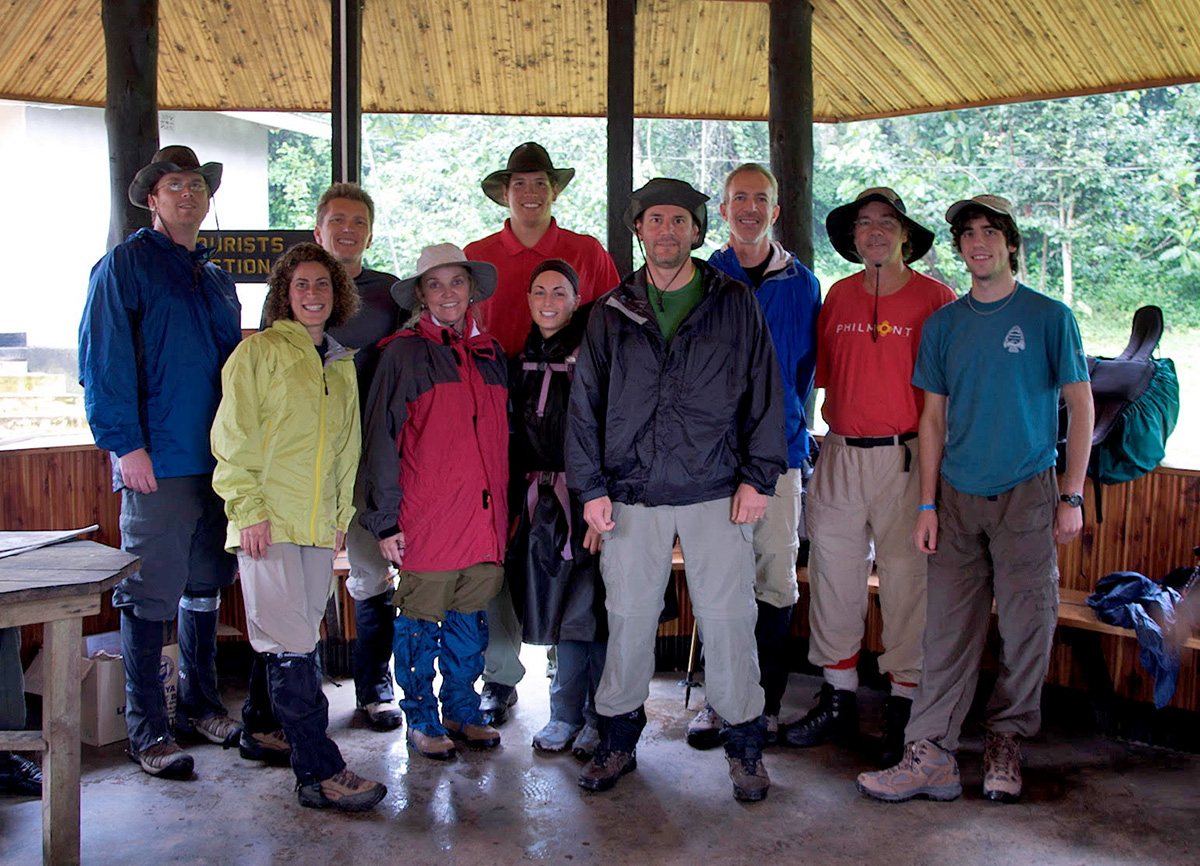 Kilimanjaro group at the Umbwe Route gate