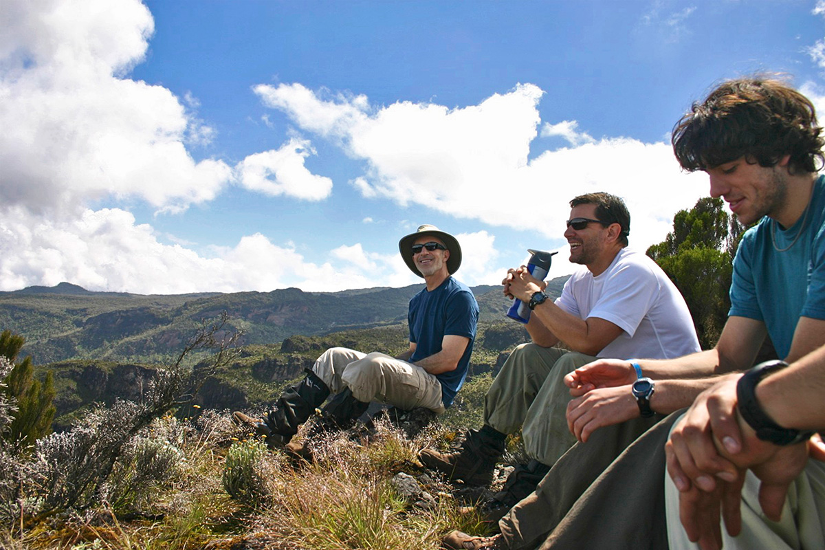 water break on kilimanjaro