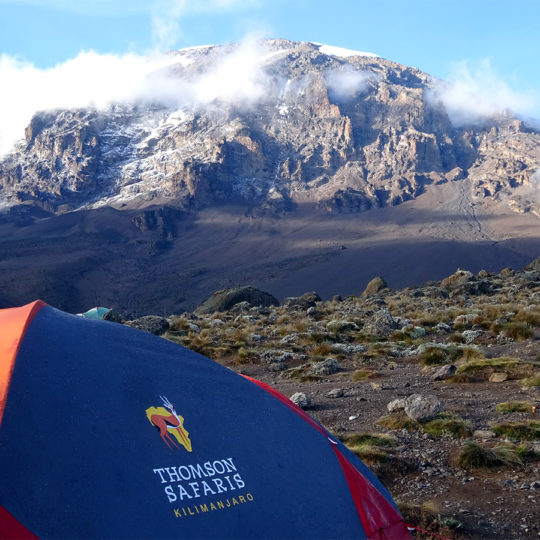 thomson tent on mount kilimanjaro