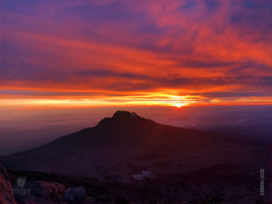 sunrise on mt kilimanjaro