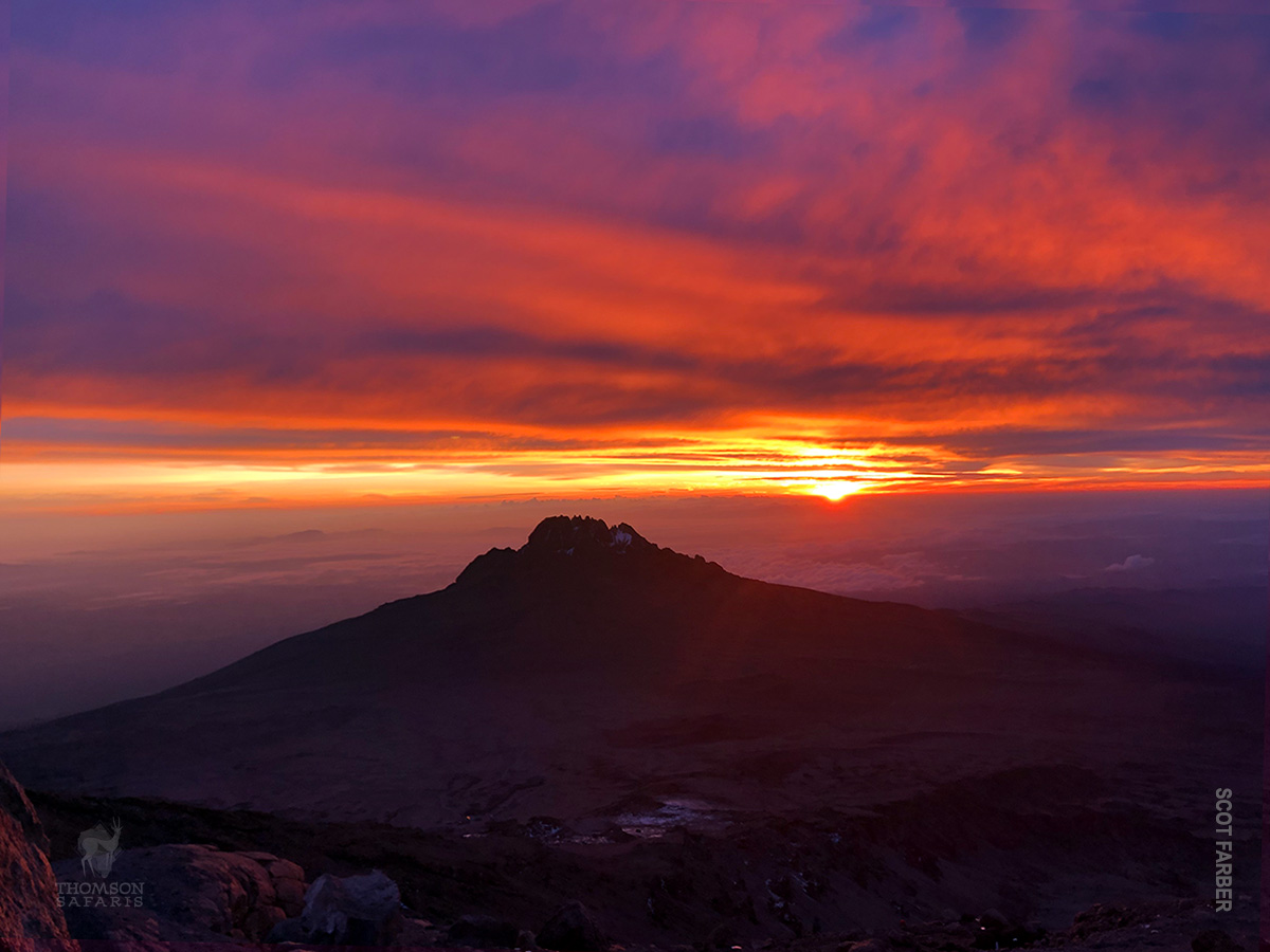 sunrise on mt kilimanjaro