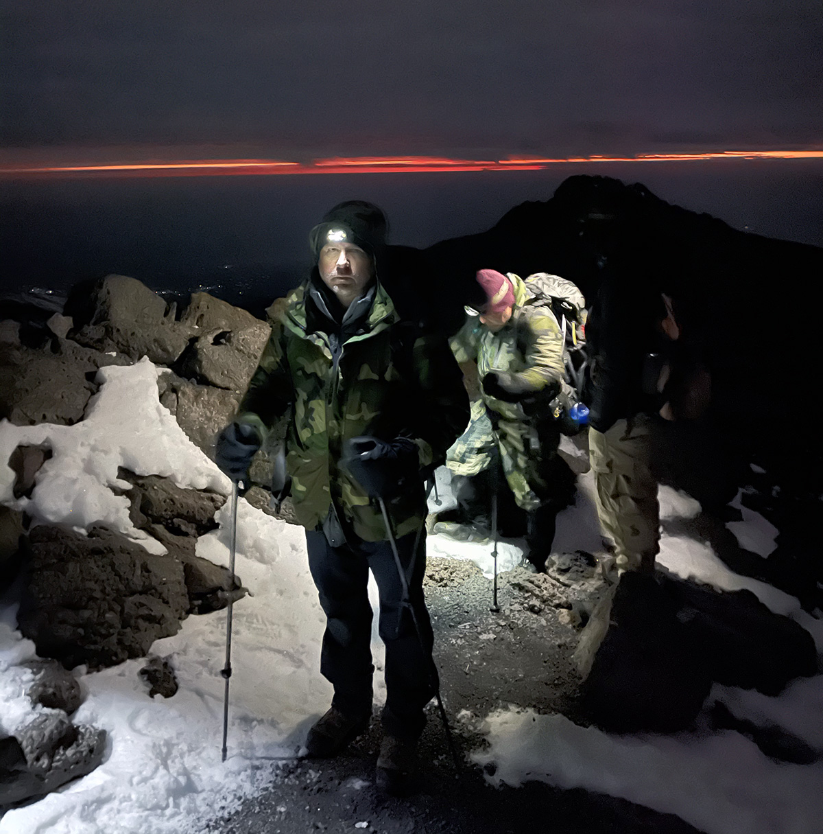 night time summit bid on kilimanjaro