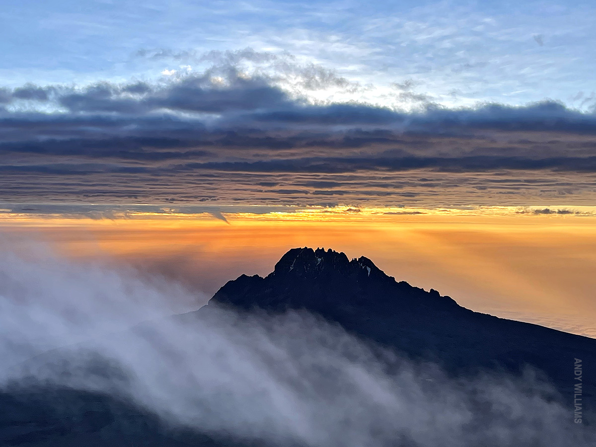 sunrise over mount mawenzi