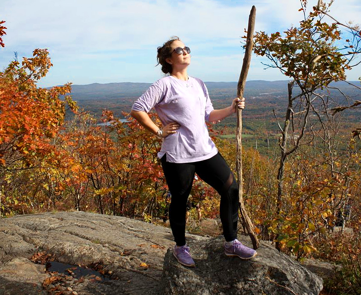 taking in the nature of mount monadnock