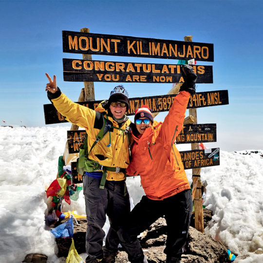 thomson trekkers at kilimanjaro summit