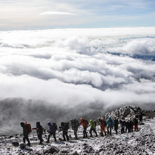 hiking near kilimanjaro summit