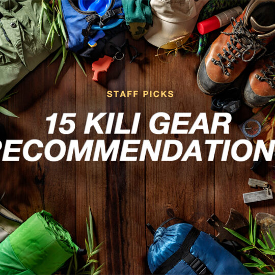 kilimanjaro trekking gear recommendations