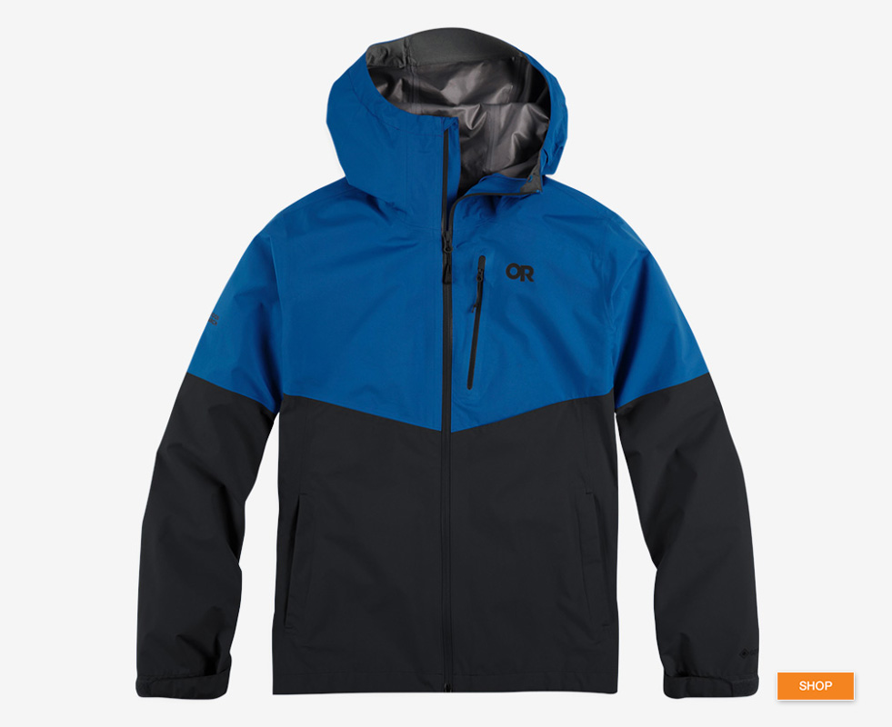 outdoor research rain jacket