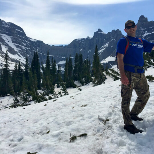 staffer matt hiking in patagonia