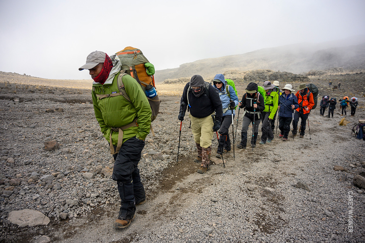 trekking pole pole on mt kilimanjaro