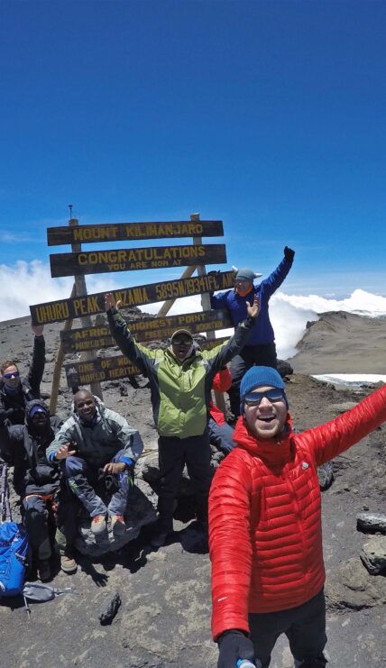 thomson trekkers at kilimanjaro summit