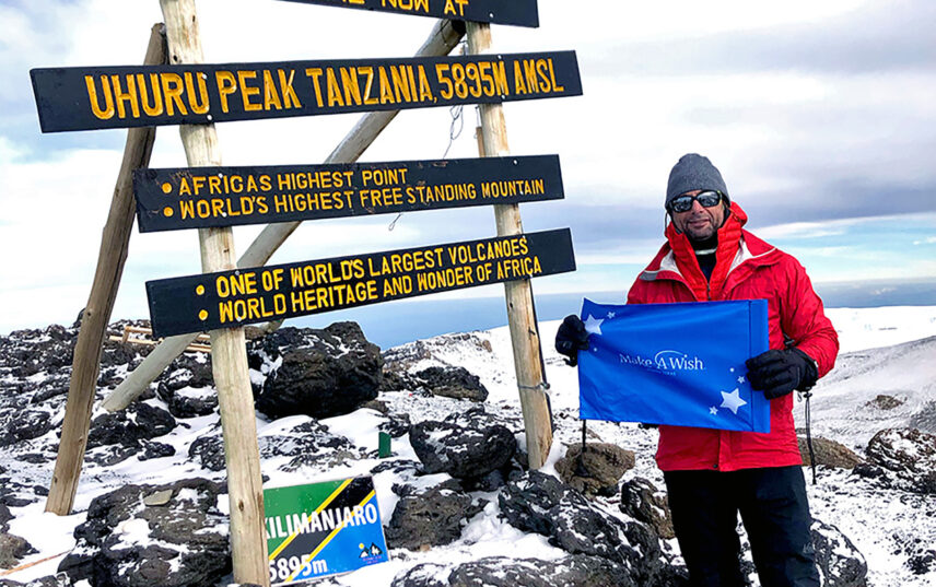 trekking kilimanjaro to raise funds for make a wish foundation