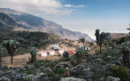 barranco camp on kilimanjaro