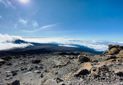 arctic zone of mount kilimanjaro