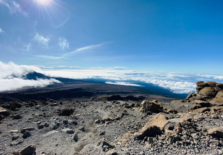 arctic zone of mount kilimanjaro